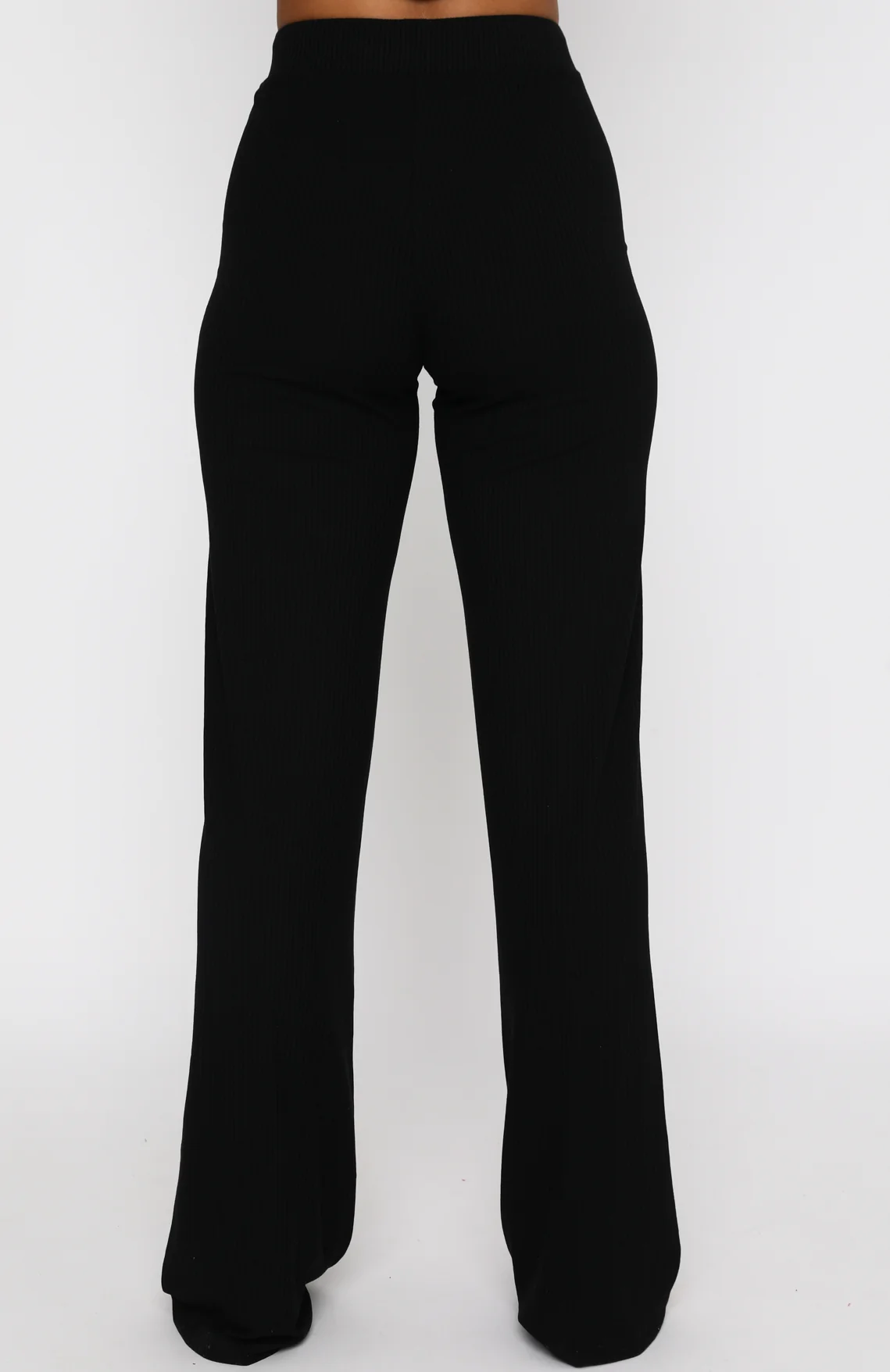 Adore You Ribbed Pants Black - Image 4