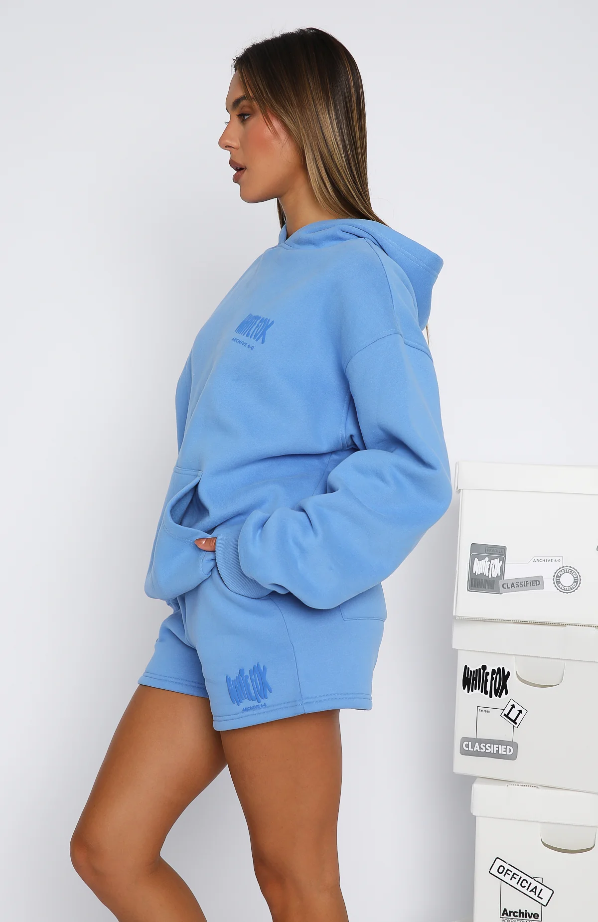 Archive 6.0 Oversized Hoodie Blueberry - Image 3
