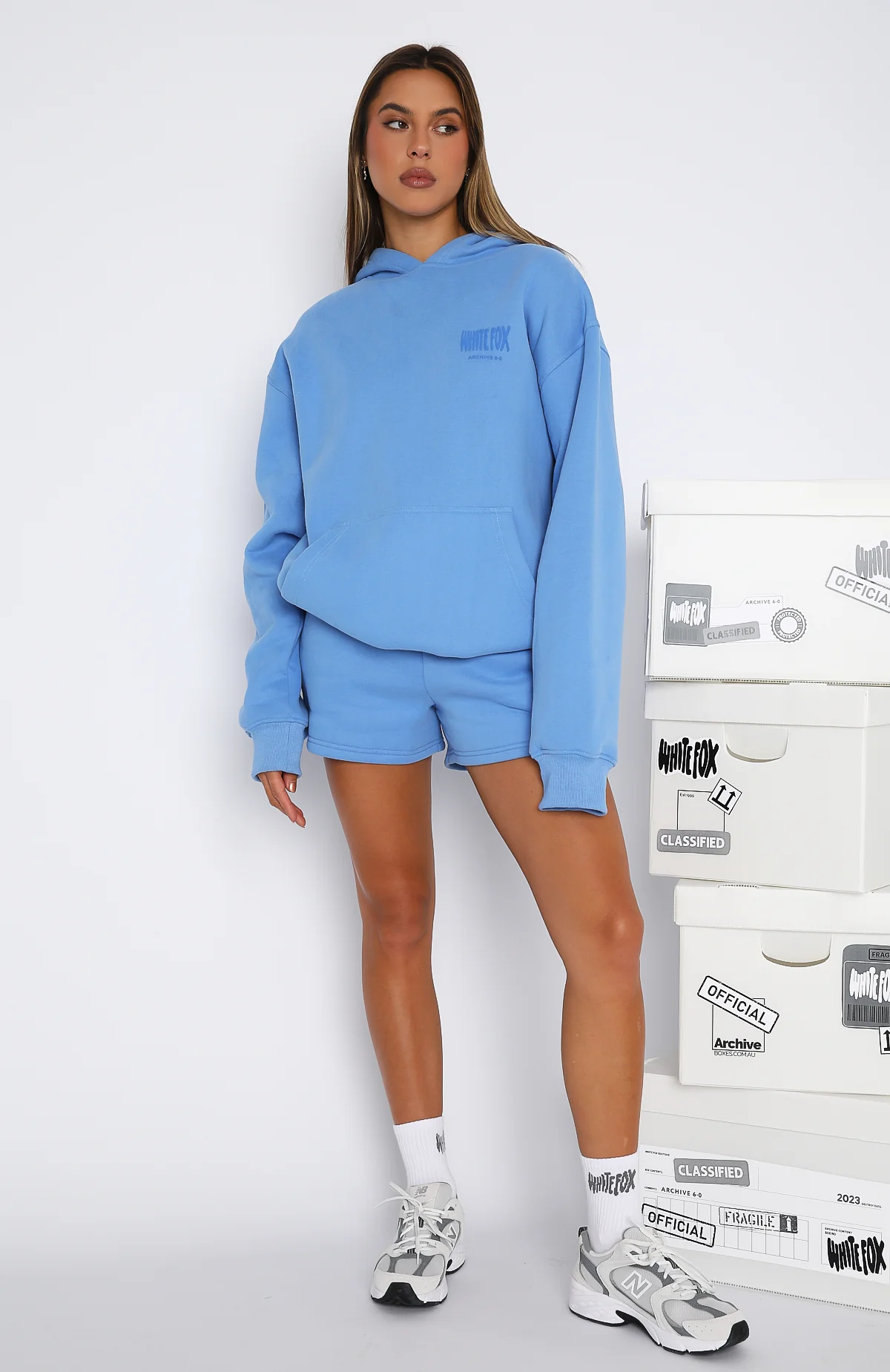 Archive 6.0 Oversized Hoodie Blueberry - Image 5