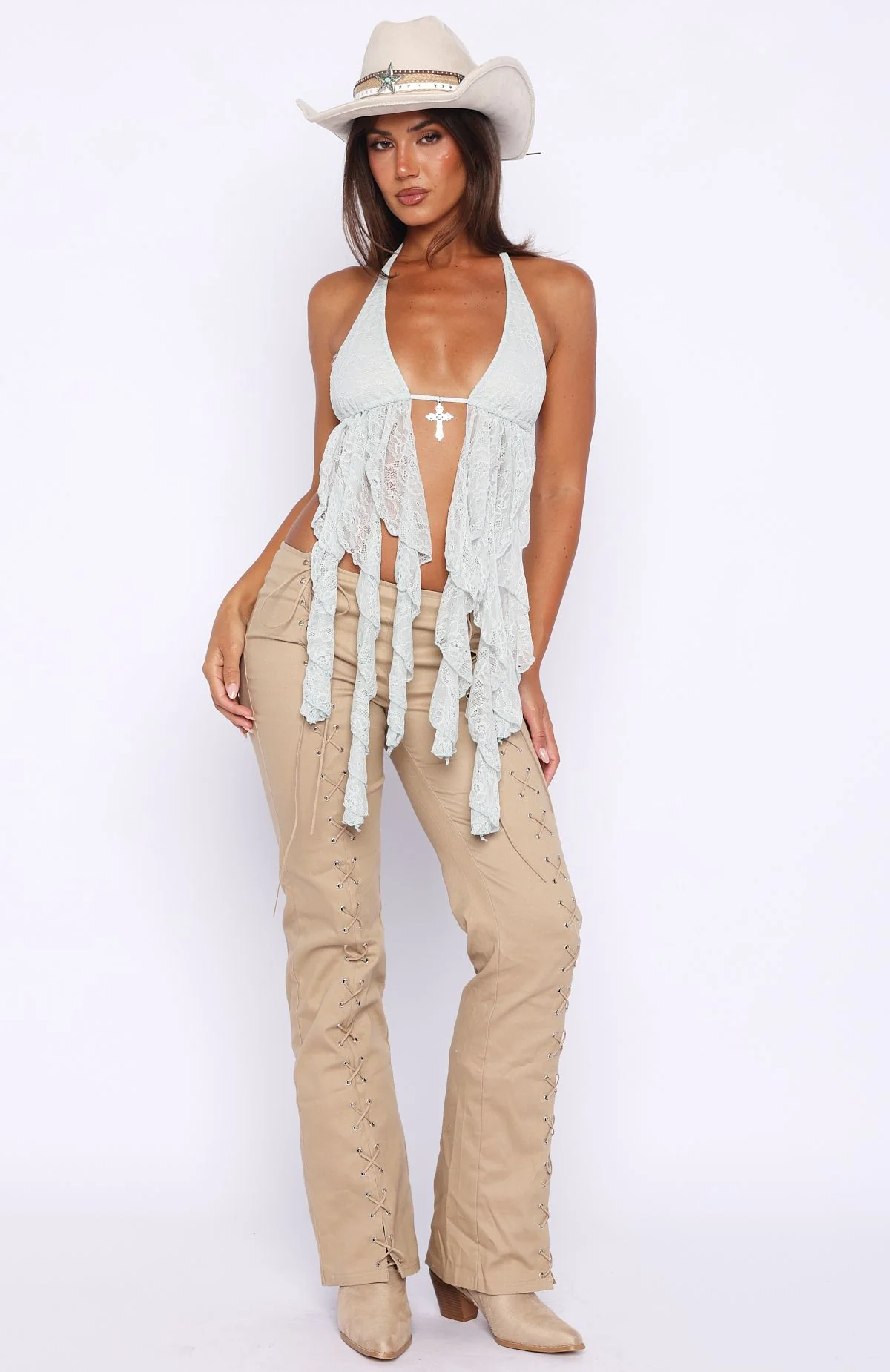 Bright Lights Halter Top Mist - Image 6