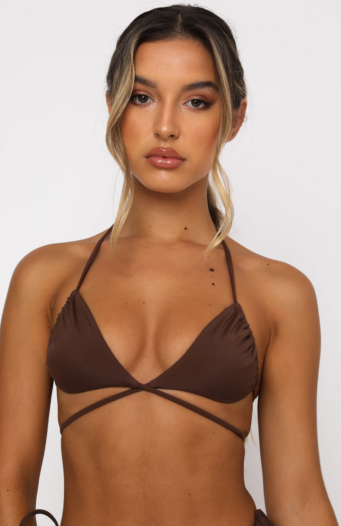 Golden Hour Bikini Top Chocolate - Image 10