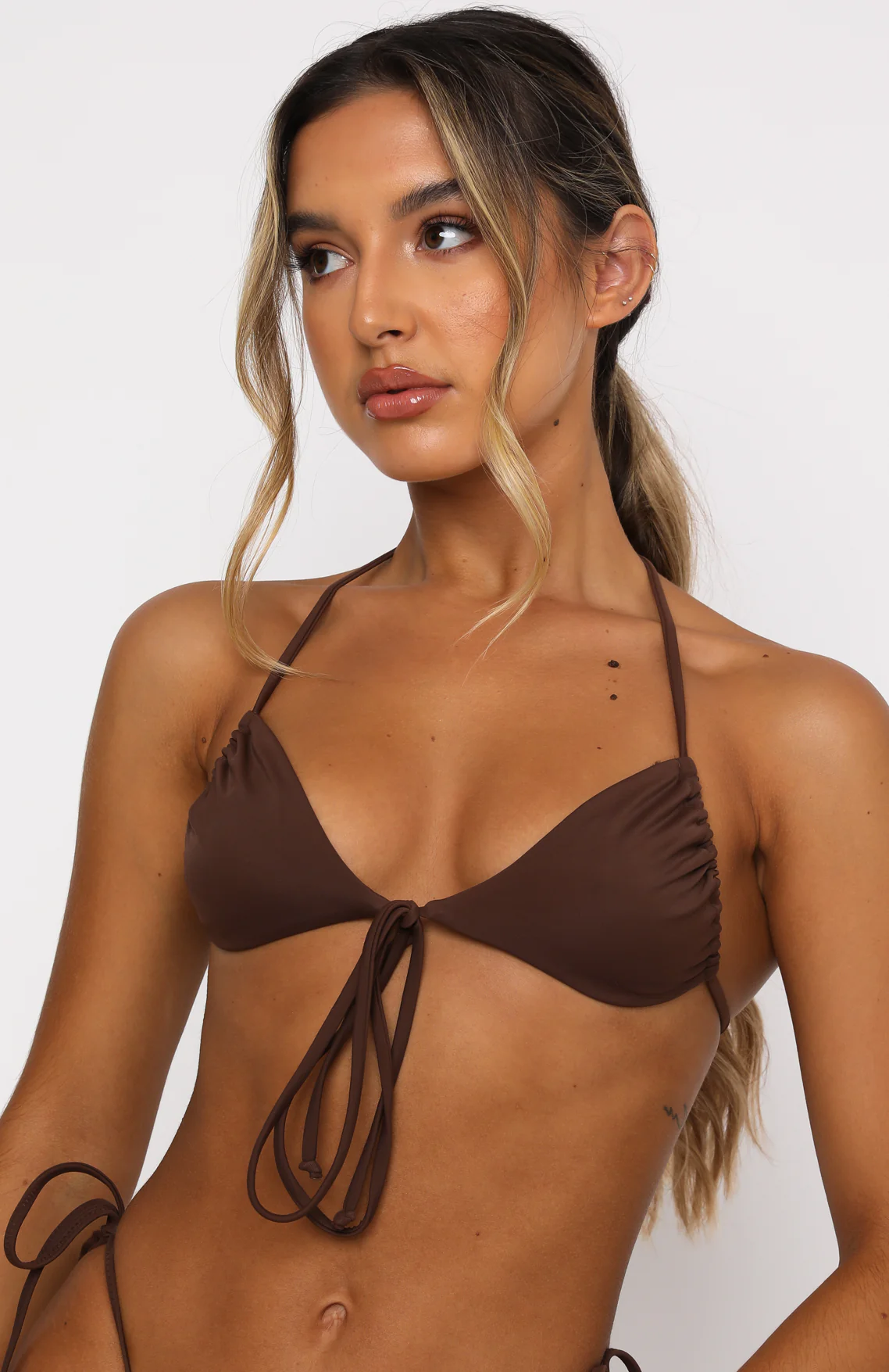 Golden Hour Bikini Top Chocolate - Image 7