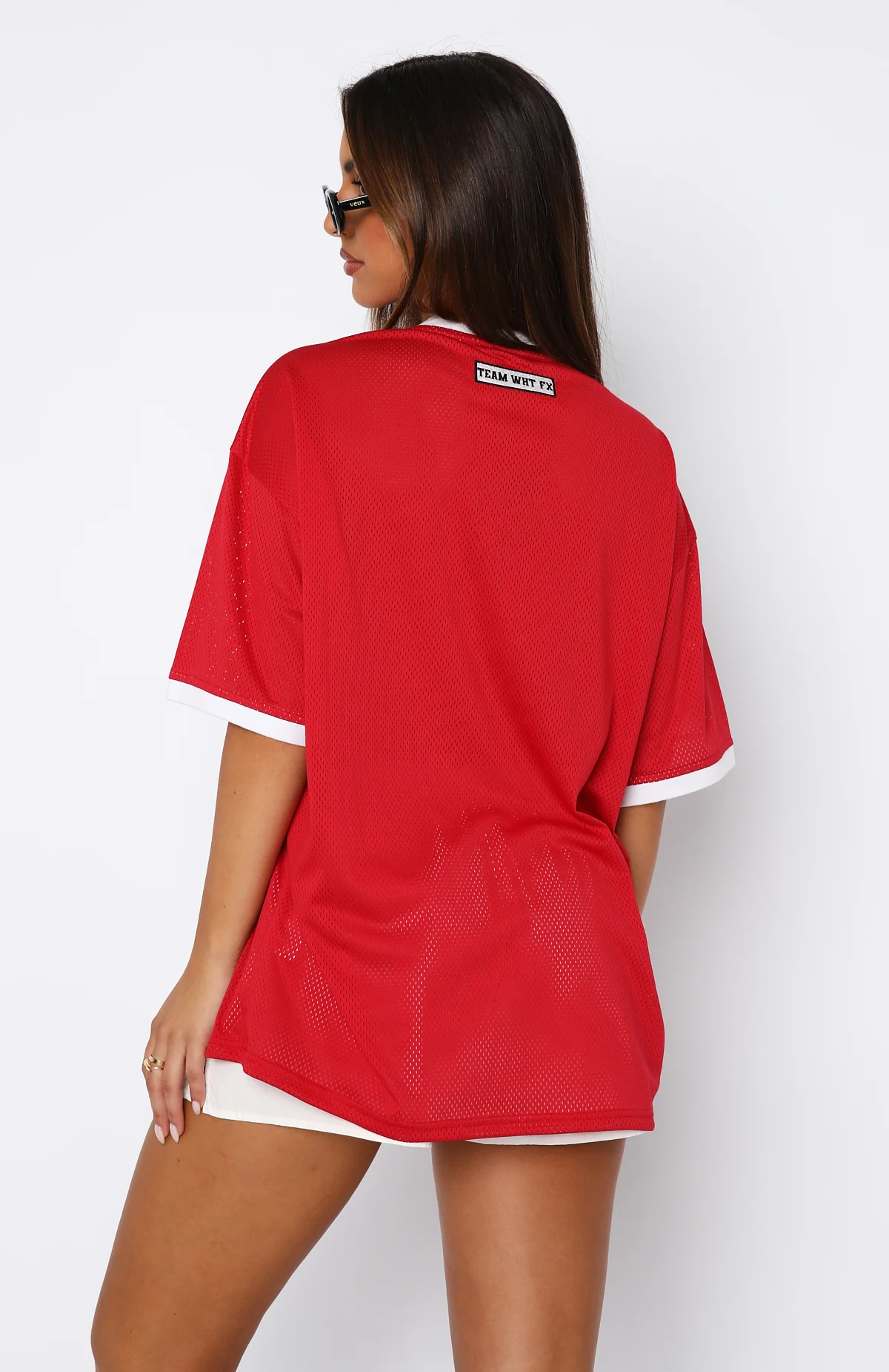 Hit A Home Run Oversized Jersey Red - Image 5