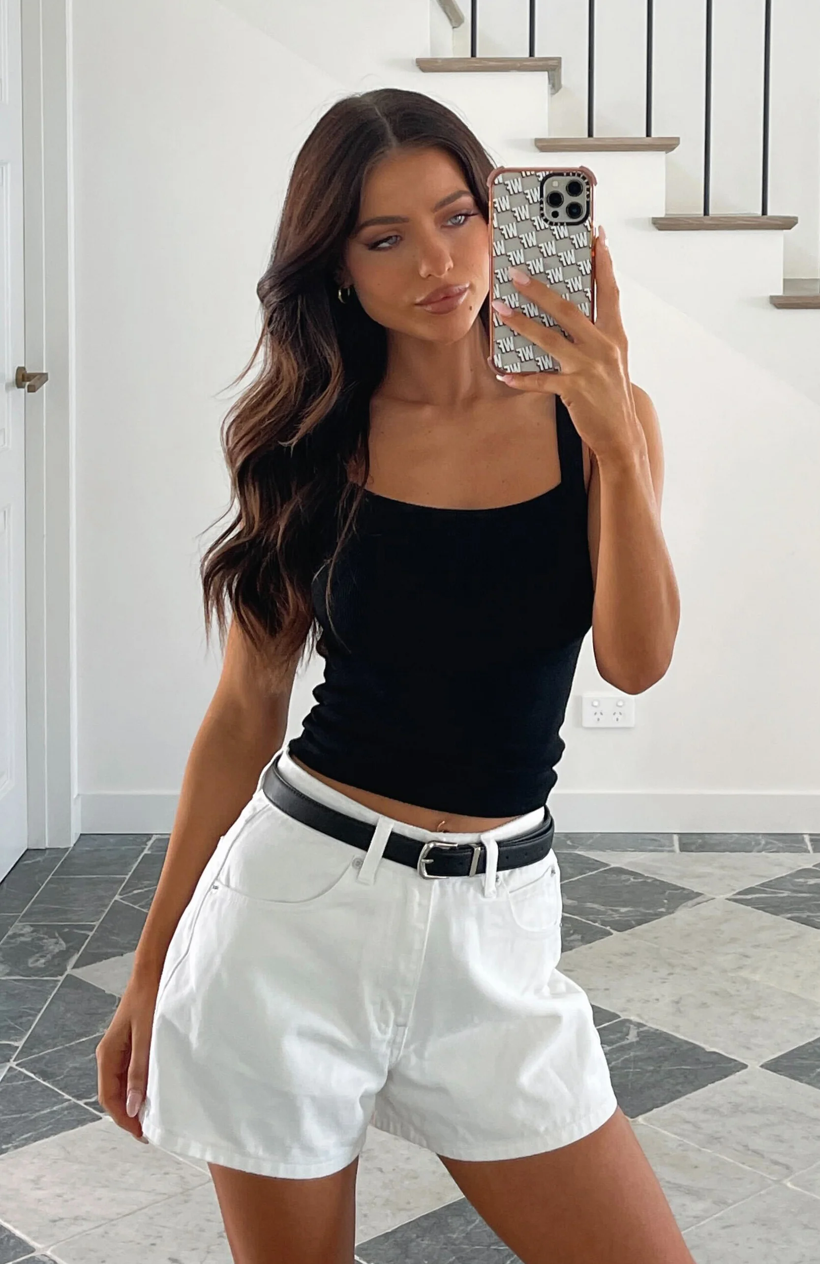 Hurt Feelings Denim Shorts White - Image 6