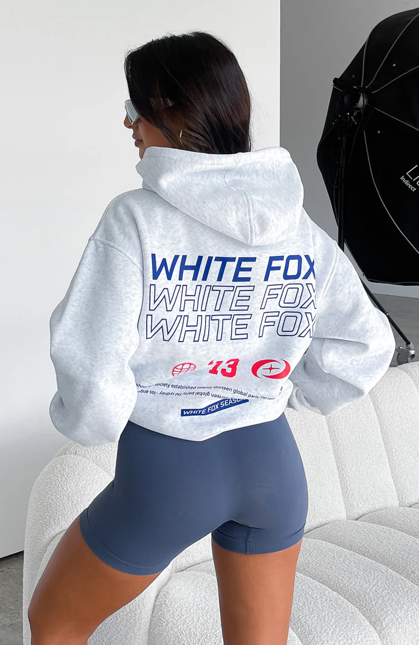 In Transit Oversized Hoodie Grey Marle - Image 7