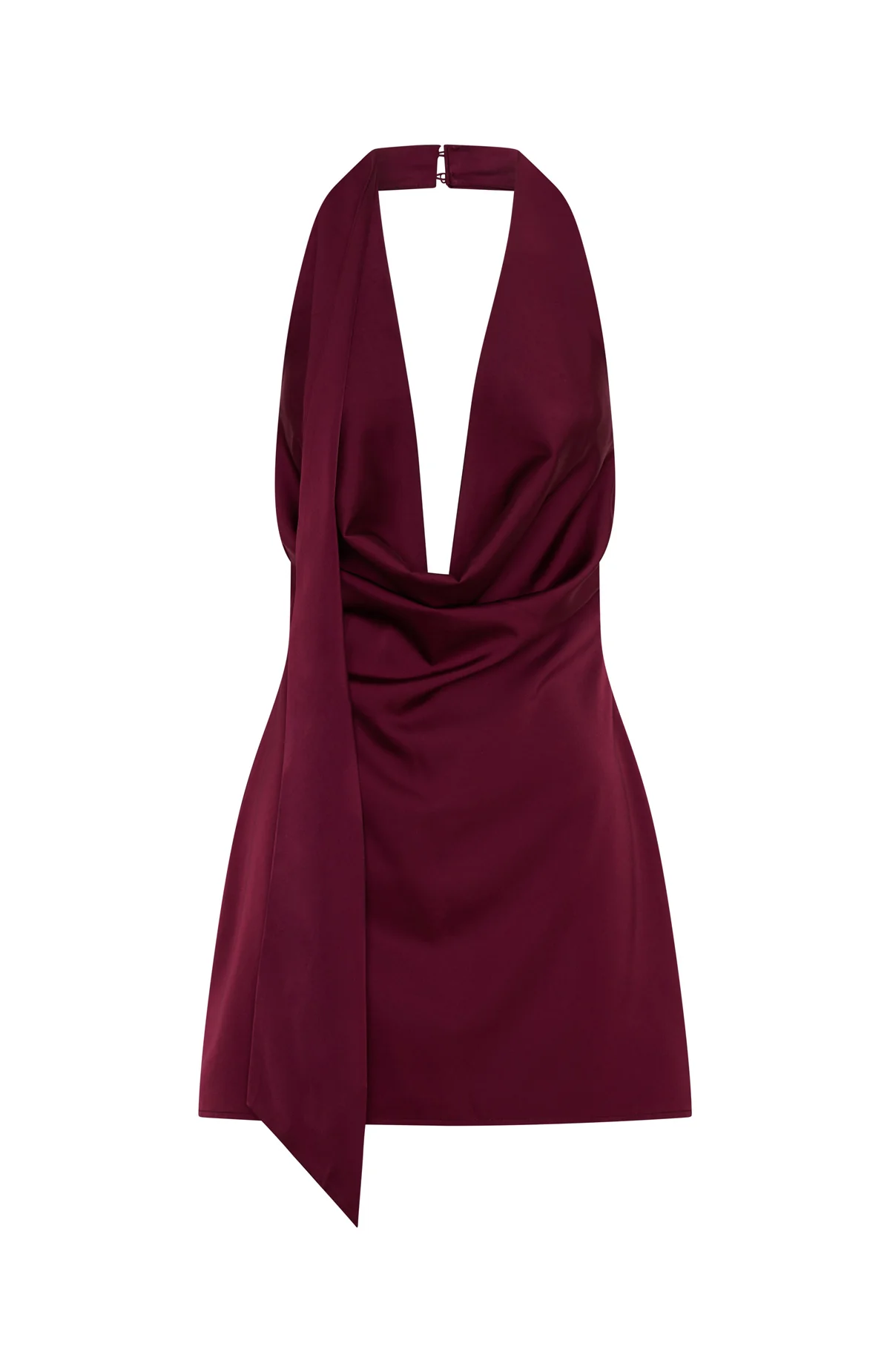 Party Never Stops Mini Dress Burgundy - Image 6