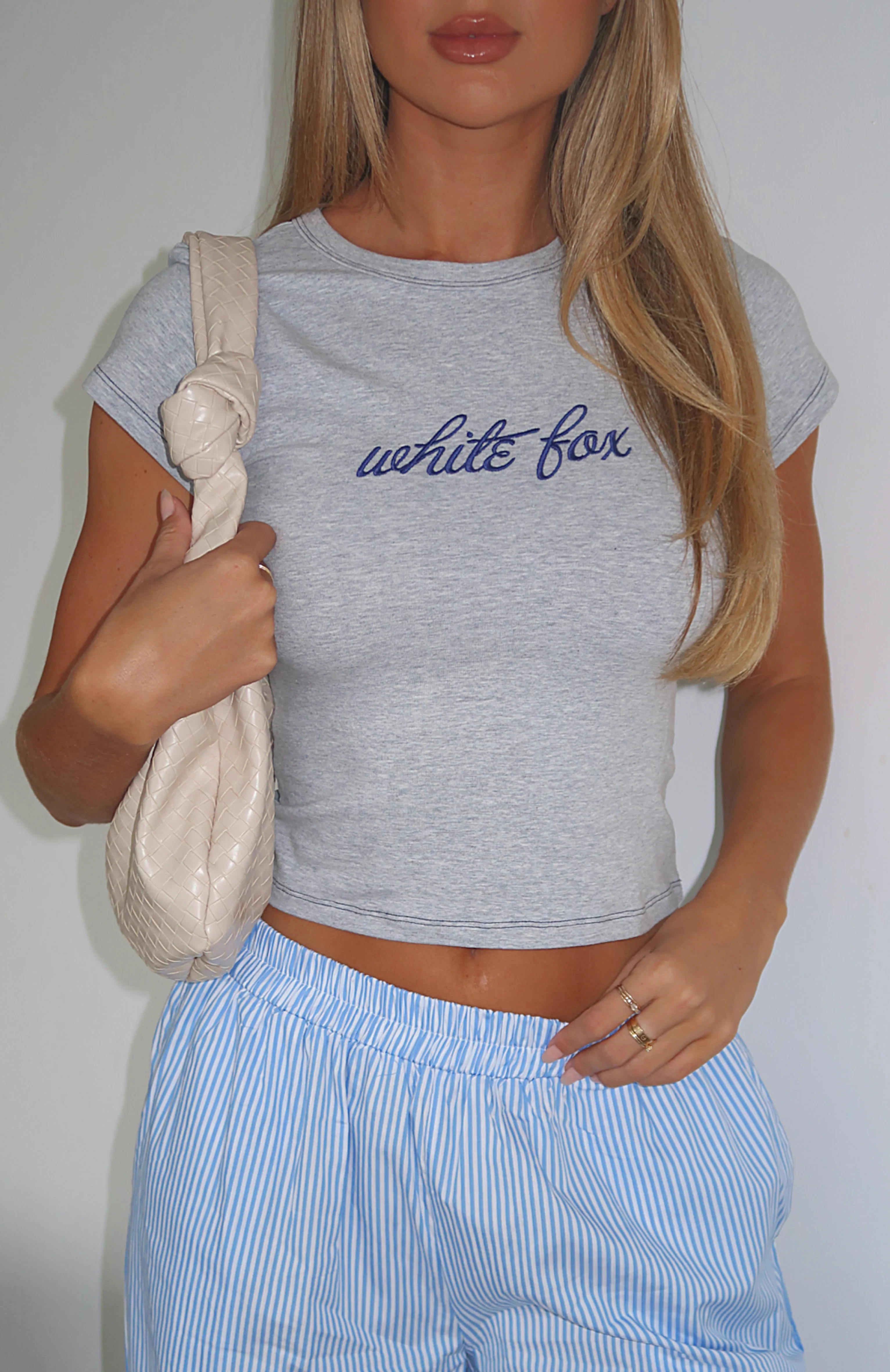 The Original Baby Tee Grey Marle - Image 6