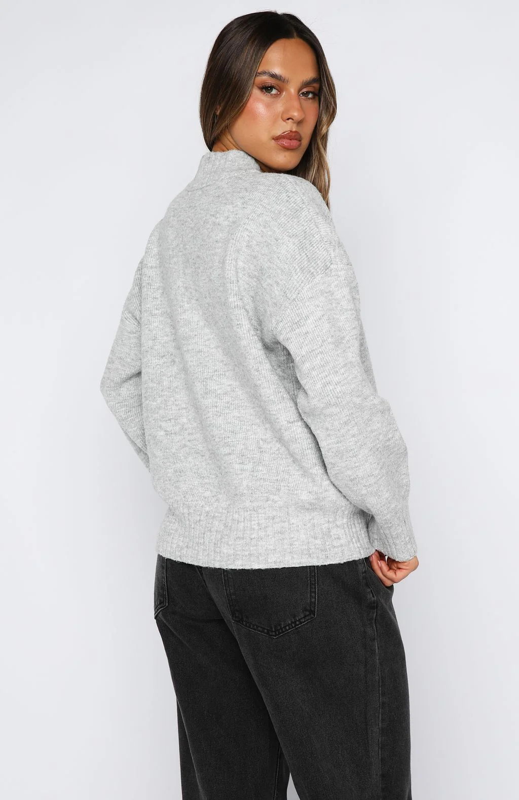 Unbreakable Bond Knit Jacket Grey Marle - Image 4