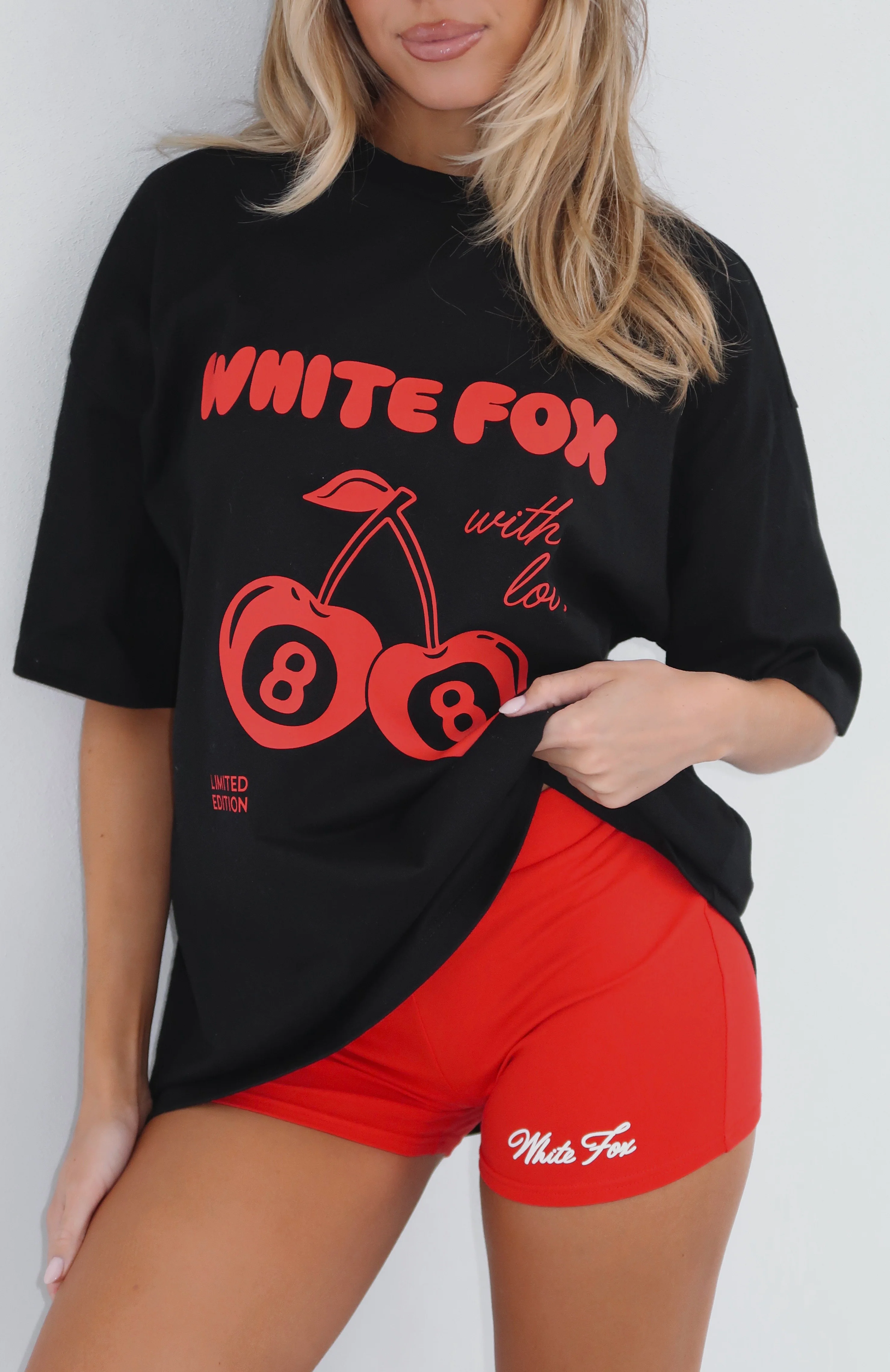 With Love In The Moment Oversized Tee Black - Image 5